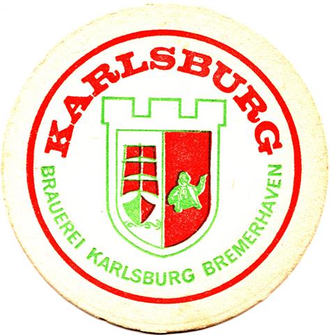 bremerhaven hb-hb karlsburg das edle 1b (rund215-wappen-gr�nrot)